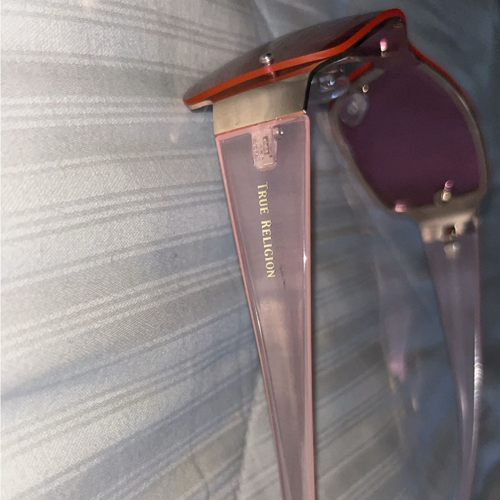 pink true religion glasses
